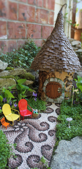 Fairy house fairy garden miniatures at beneaththeferns.w... #Fairyhouse #fairygarden #miniature #beneaththeferns 3s