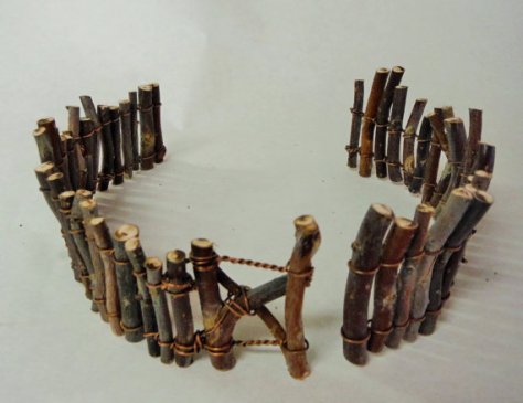 Fairy garden fence supplies by Misty Hollow Pixie