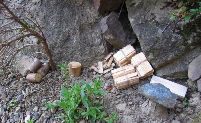 Fairy garden miniature camp gnome home 6