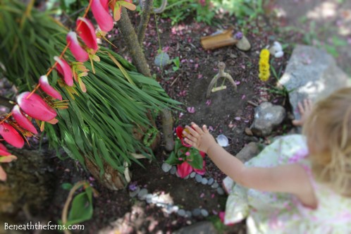 Fairy house toddler nature craft garden miniature