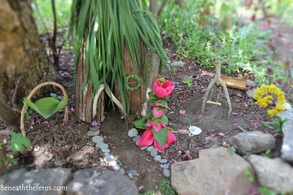 Fairy house nature craft garden miniature