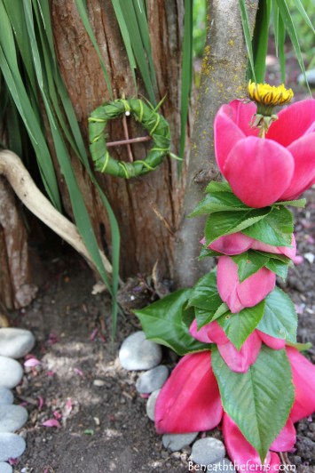 Fairy house nature craft garden miniature