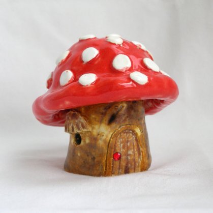 Fairy garden supplies mushroom by The Edgewater Shop