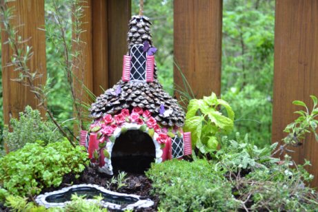 Fairy house miniature garden accessory by Smoky Mountain Follies