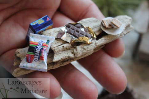 Miniature fairy garden smores by LandscapesNMiniature